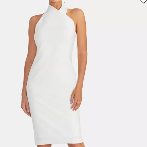 Macy’s- RACHEL Rachel Roy Halter Sheath Dress - Picture 1 of 2